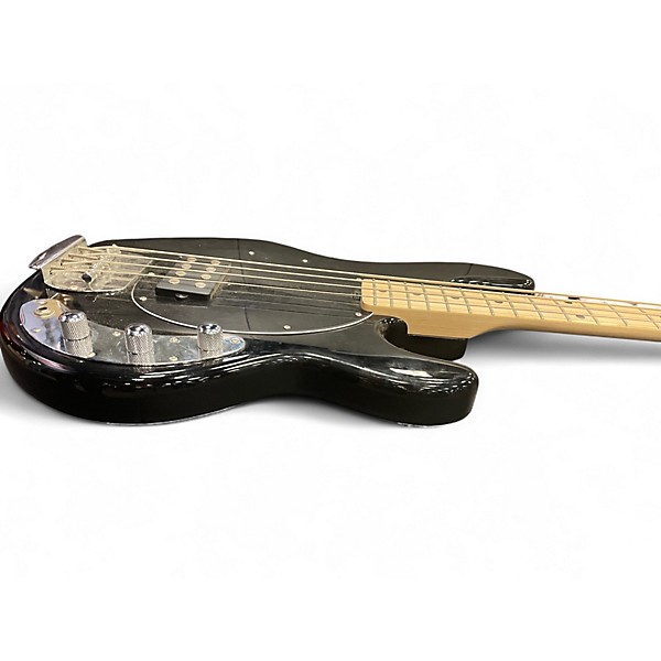 Used Sterling by Music Man sting ray Black Electric Bass Guitar