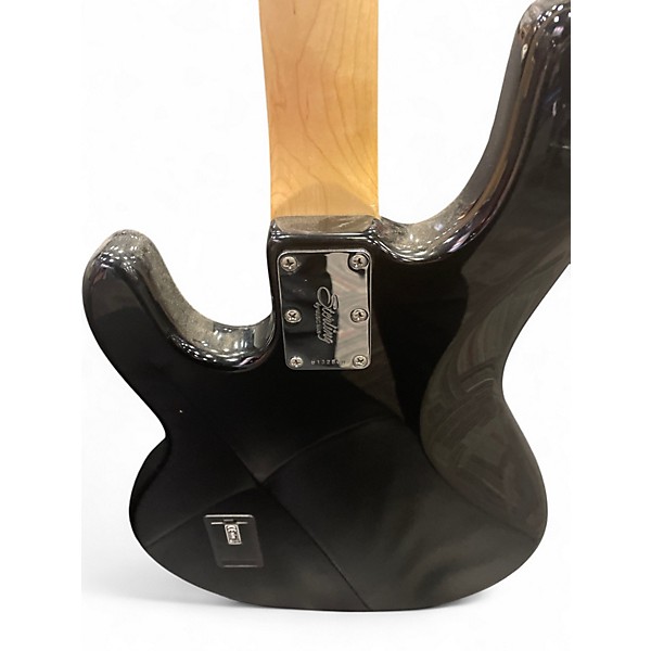 Used Sterling by Music Man sting ray Black Electric Bass Guitar