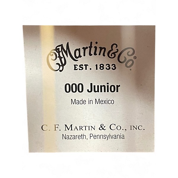 Used Martin 000 JR10 Natural Acoustic Guitar