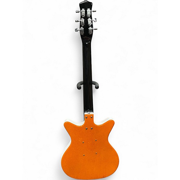Used Danelectro 59m NOS+ orange flake Solid Body Electric Guitar