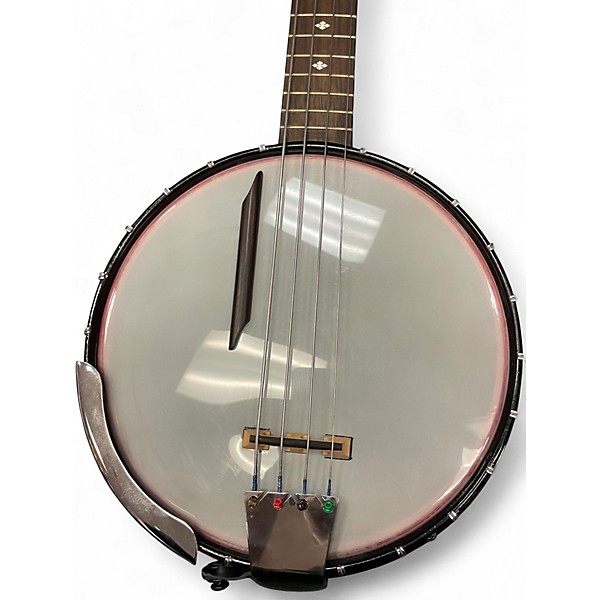 Used Goldtone BANJO BASS Natural Electric Bass Guitar