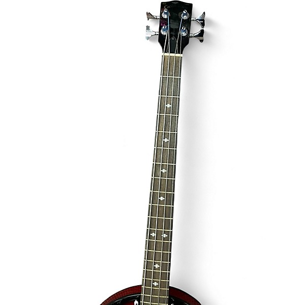 Used Goldtone BANJO BASS Natural Electric Bass Guitar