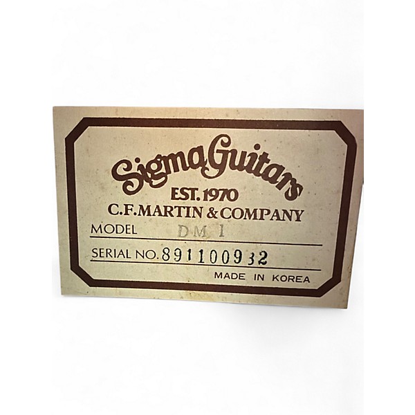 Used SIGMA DM1 Natural Acoustic Guitar