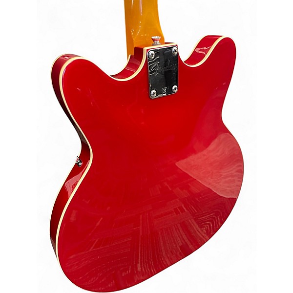 Used Fender Modern Player Coronado II Candy Apple Red Hollow Body Electric Guitar