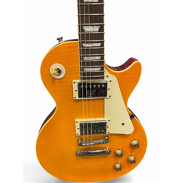 Used Epiphone 1959 Reissue Les Paul Standard Amber Solid Body Electric Guitar