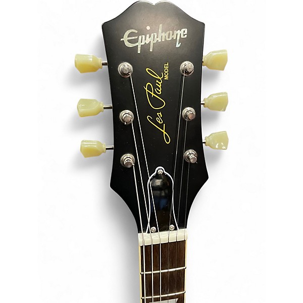 Used Epiphone 1959 Reissue Les Paul Standard Amber Solid Body Electric Guitar
