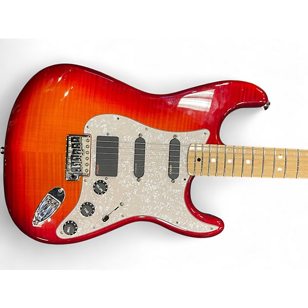 Used Fender Standard Stratocaster Plus Top sunburst Solid Body Electric Guitar