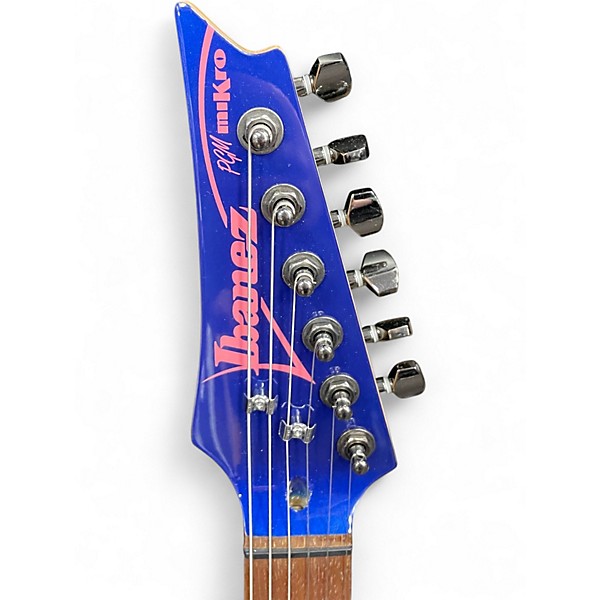 Used Ibanez PGM401 Paul Gilbert Series Jewel Blue Solid Body Electric Guitar