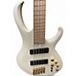 Used Ibanez BTB605MLM Alpine White Electric Bass Guitar