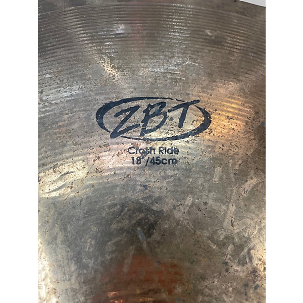 Used Zildjian 18in ZBT Crash Ride Cymbal