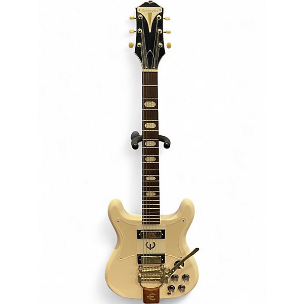 Used Epiphone 50th Anniversary 1962 Reissue Crestwood Custom white Solid Body Electric Guitar