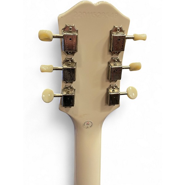 Used Epiphone 50th Anniversary 1962 Reissue Crestwood Custom white Solid Body Electric Guitar