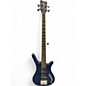 Used Warwick rockbass corvette Blue Electric Bass Guitar thumbnail