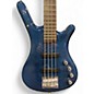 Used Warwick rockbass corvette Blue Electric Bass Guitar