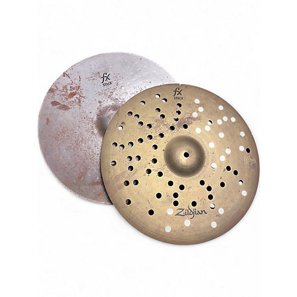 Used Zildjian 16in fx stack pair Cymbal