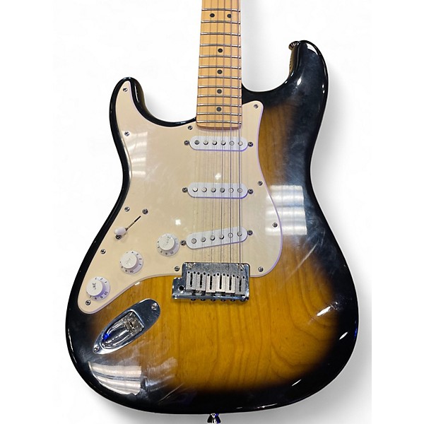Used Fender 50th Anniversary American Stratocaster 2 Tone Sunburst Solid Body Electric Guitar