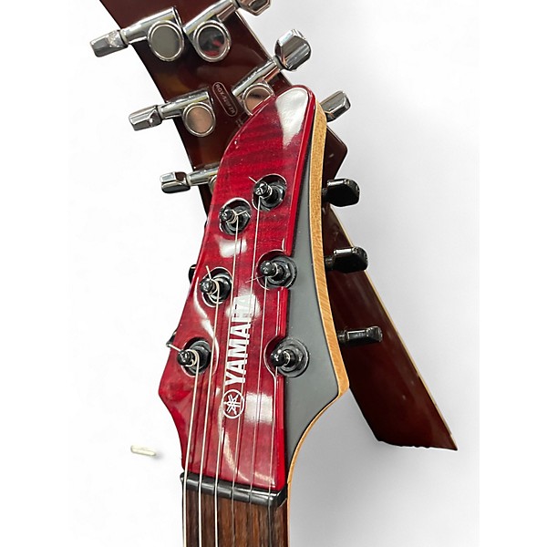 Used Yamaha RGX620Z Trans Red Solid Body Electric Guitar