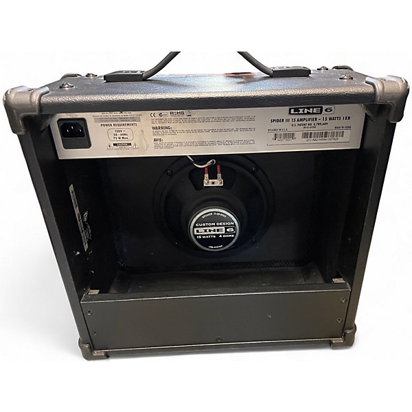 Used Line 6 Spider III 15 1X8 15W Guitar Combo Amp