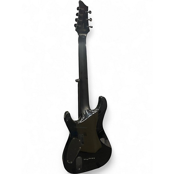 Used Schecter Guitar Research Hellraiser C7 7 String Black Solid Body Electric Guitar