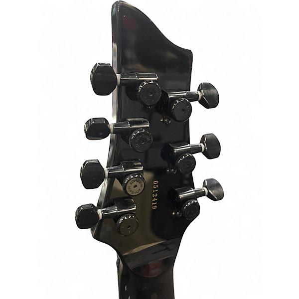 Used Schecter Guitar Research Hellraiser C7 7 String Black Solid Body Electric Guitar