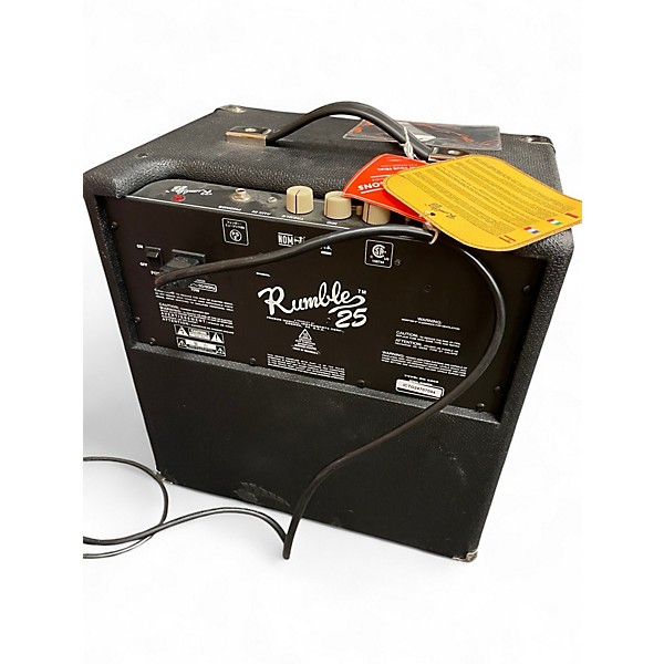 Used Fender Rumble 25 25W 1x10 Bass Combo Amp