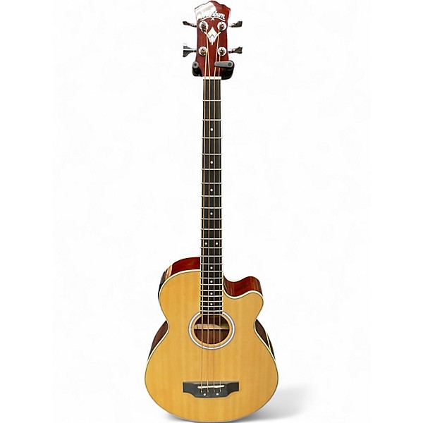 Used Washburn AB5K-A Natural Acoustic Bass Guitar