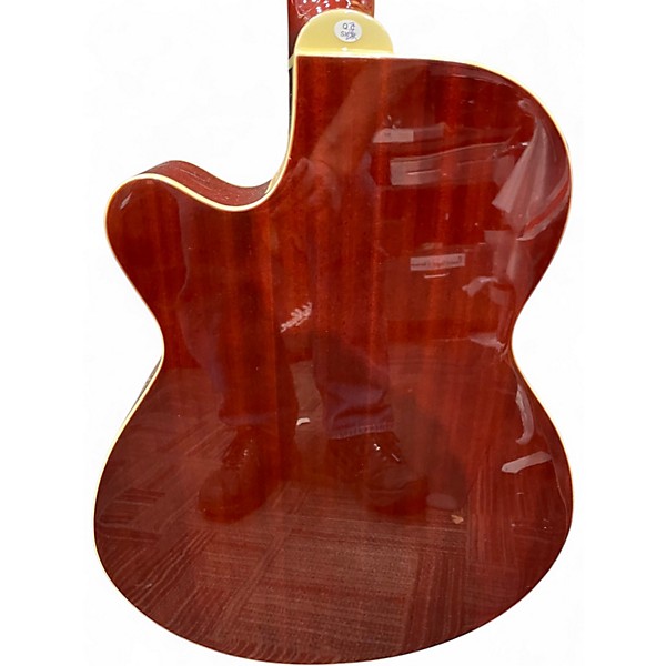 Used Washburn AB5K-A Natural Acoustic Bass Guitar