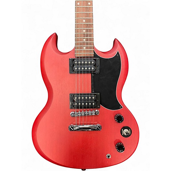 Used Epiphone SG Worn Cherry Solid Body Electric Guitar