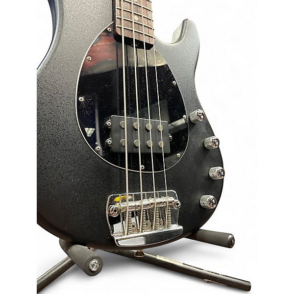 Used Mann's Music SUB SERIES  TEXTURED BLACK Electric Bass Guitar