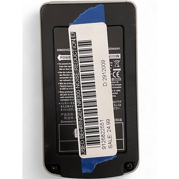 Used Behringer NR300 Noise Reduction Effect Pedal