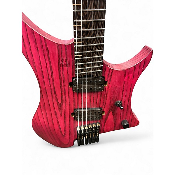 Used Goc MATERIA Red Stain Solid Body Electric Guitar