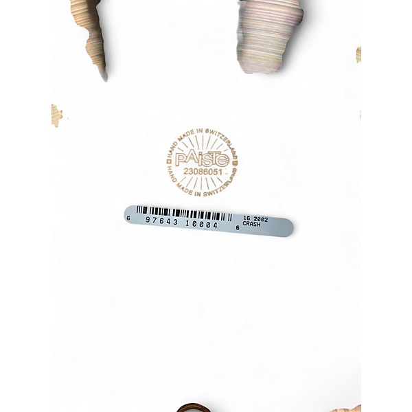 Used Paiste 16in 2002 Crash Cymbal