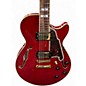Used D'Angelico EX-SS Crimson Red Trans Hollow Body Electric Guitar