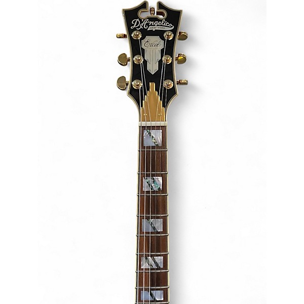 Used D'Angelico EX-SS Crimson Red Trans Hollow Body Electric Guitar