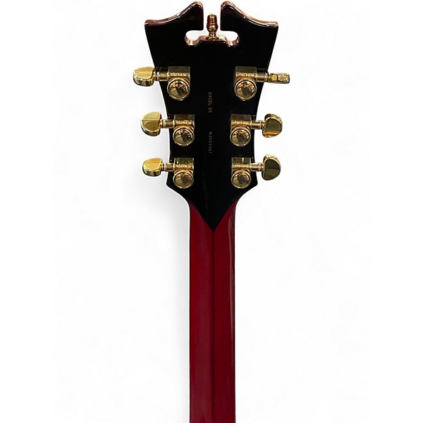 Used D'Angelico EX-SS Crimson Red Trans Hollow Body Electric Guitar