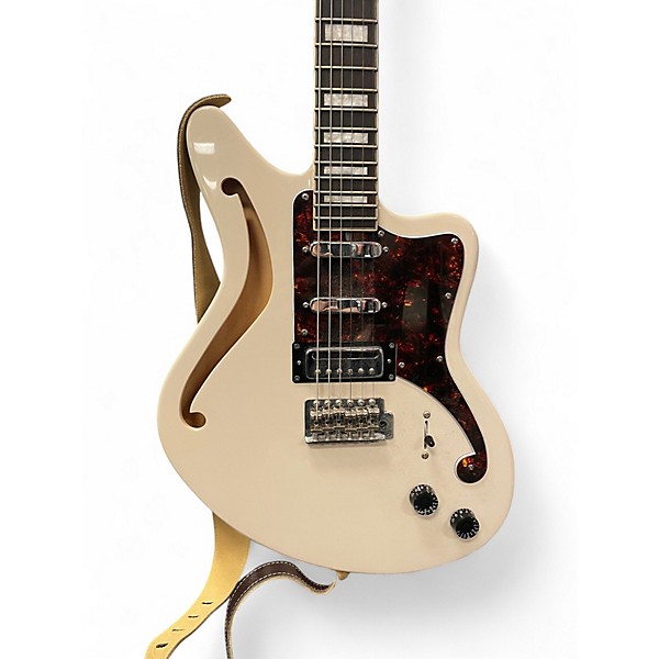 Used D'Angelico Premier Bedford SH Champagne Solid Body Electric Guitar