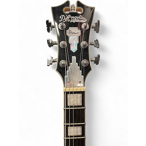 Used D'Angelico Premier Bedford SH Champagne Solid Body Electric Guitar