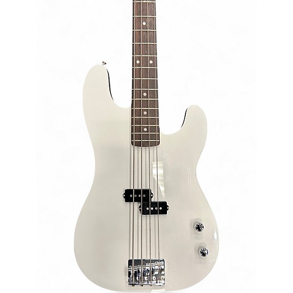 Used Fender AERODYNE SPECIAL PRECISION BASS Alpine White Electric Bass Guitar