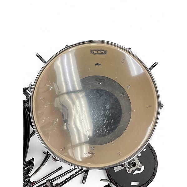 Used Mapex 5 Piece rebel Black Drum Kit