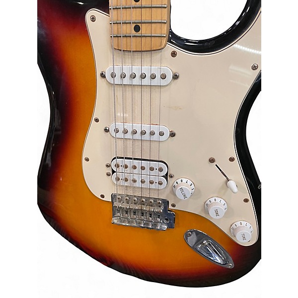 Used Fender Standard Stratocaster 3 Color Sunburst Solid Body Electric Guitar