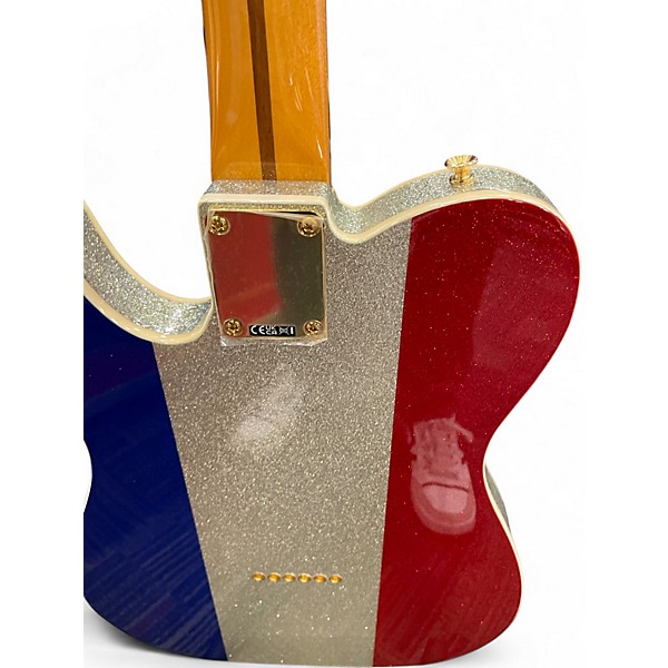 Used Fender BUCK OWENS USA Red White and Blue Solid Body Electric Guitar
