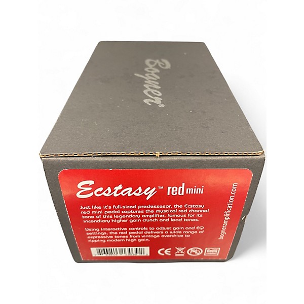 Used Bogner Ecstasy Red Overdrive Effect Pedal