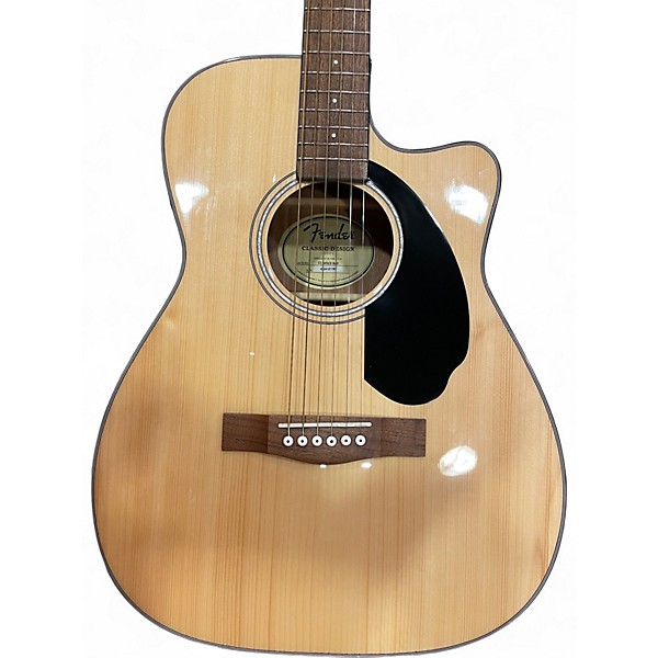 Used Fender CC60SCE Natural Acoustic Electric Guitar