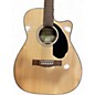 Used Fender CC60SCE Natural Acoustic Electric Guitar