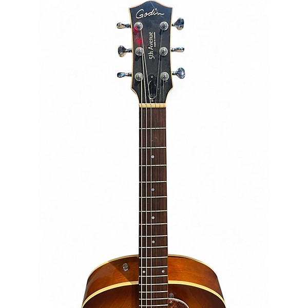 Used Godin 5th Avenue Kingpin P90 Sunburst Hollow Body Electric Guitar