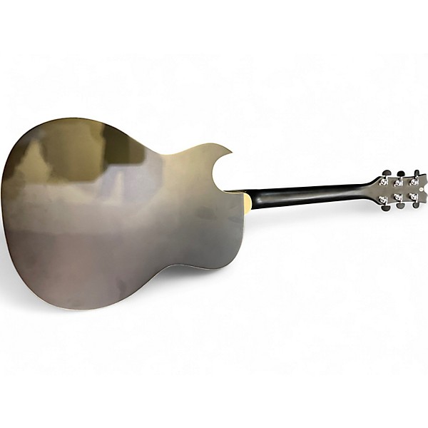 Used Dean EXBKS Exhibition Satin Black Acoustic Electric Guitar