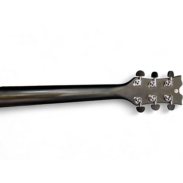 Used Dean EXBKS Exhibition Satin Black Acoustic Electric Guitar