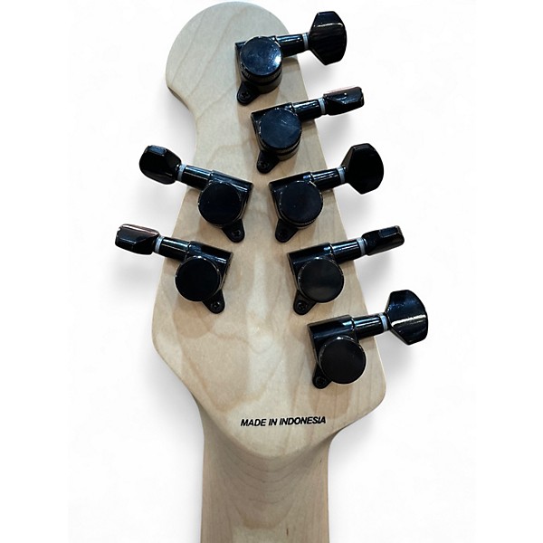 Used Sterling by Music Man JP70 John Petrucci Signature Black Solid Body Electric Guitar