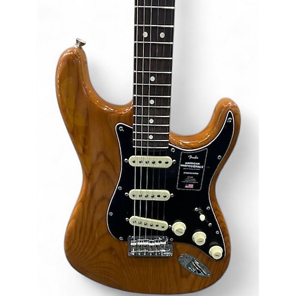 Used Fender American Professional II Stratocaster Natural Solid Body Electric Guitar