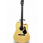 Used Alvarez rd26ce Natural Acoustic Electric Guitar